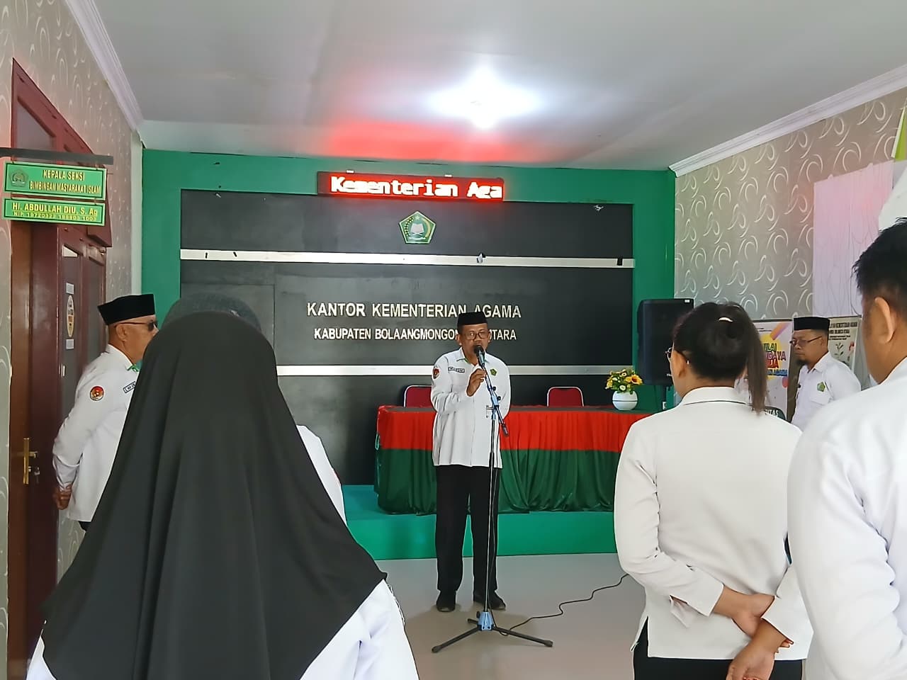 Ditengah Penajaman Anggaran, Kemenag Boltara Tetap  Maksimal Berikan Pelayanan
