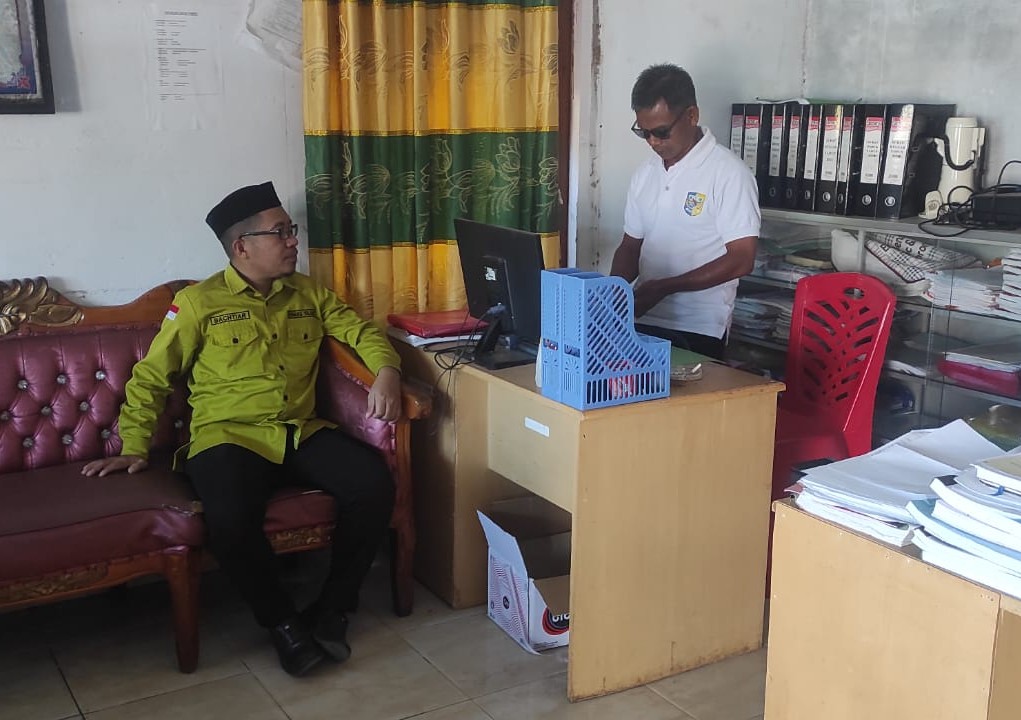 Temui Pemerintah Desa Pimpi, KUA Bintauna Koordinasikan Percepatan Pembuatan AIW Masjid